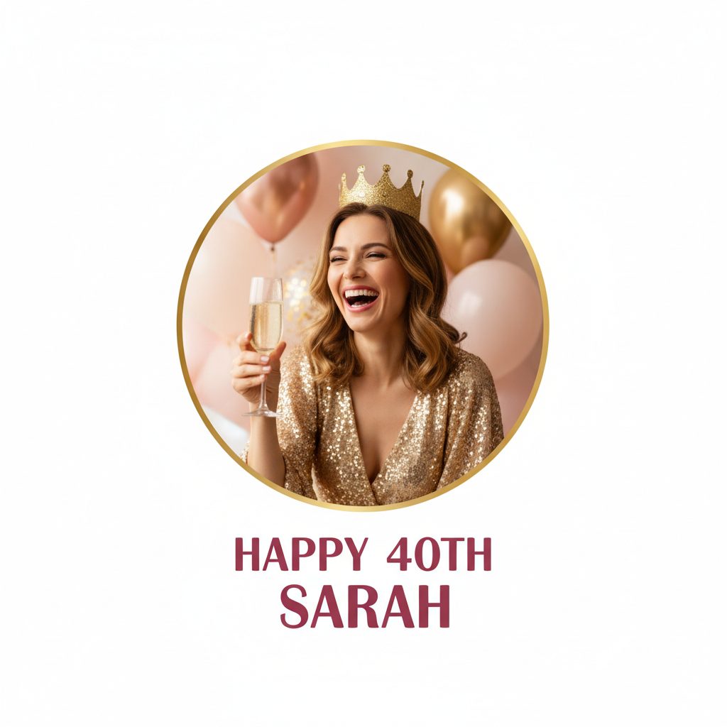 Happy 40th Sarah